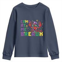 Mardi Gras Crawfish Youth Sweatshirt Come At Me Breaux