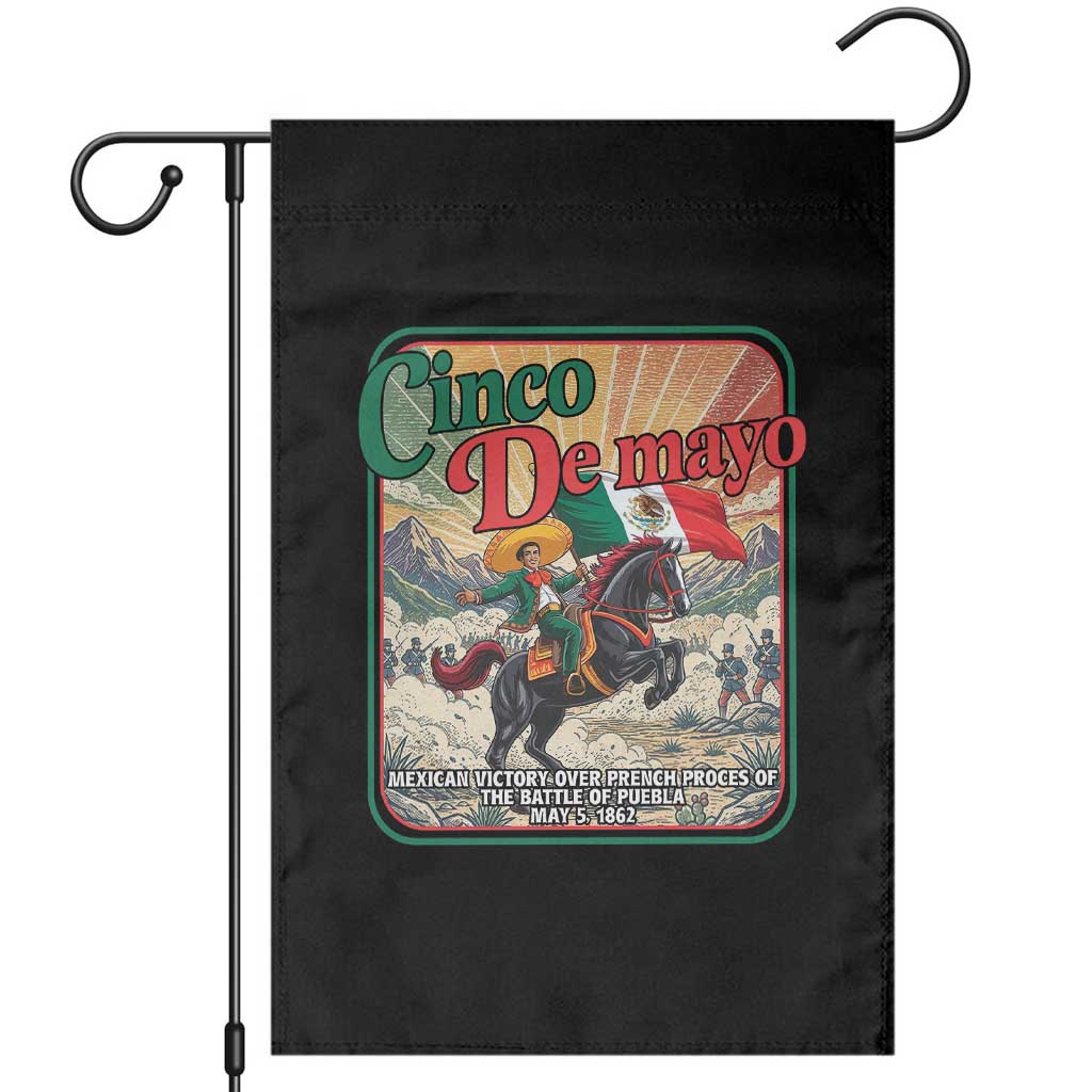 Cinco de Mayo Battle of Puebla Garden Flag Mexican Victory History 1862