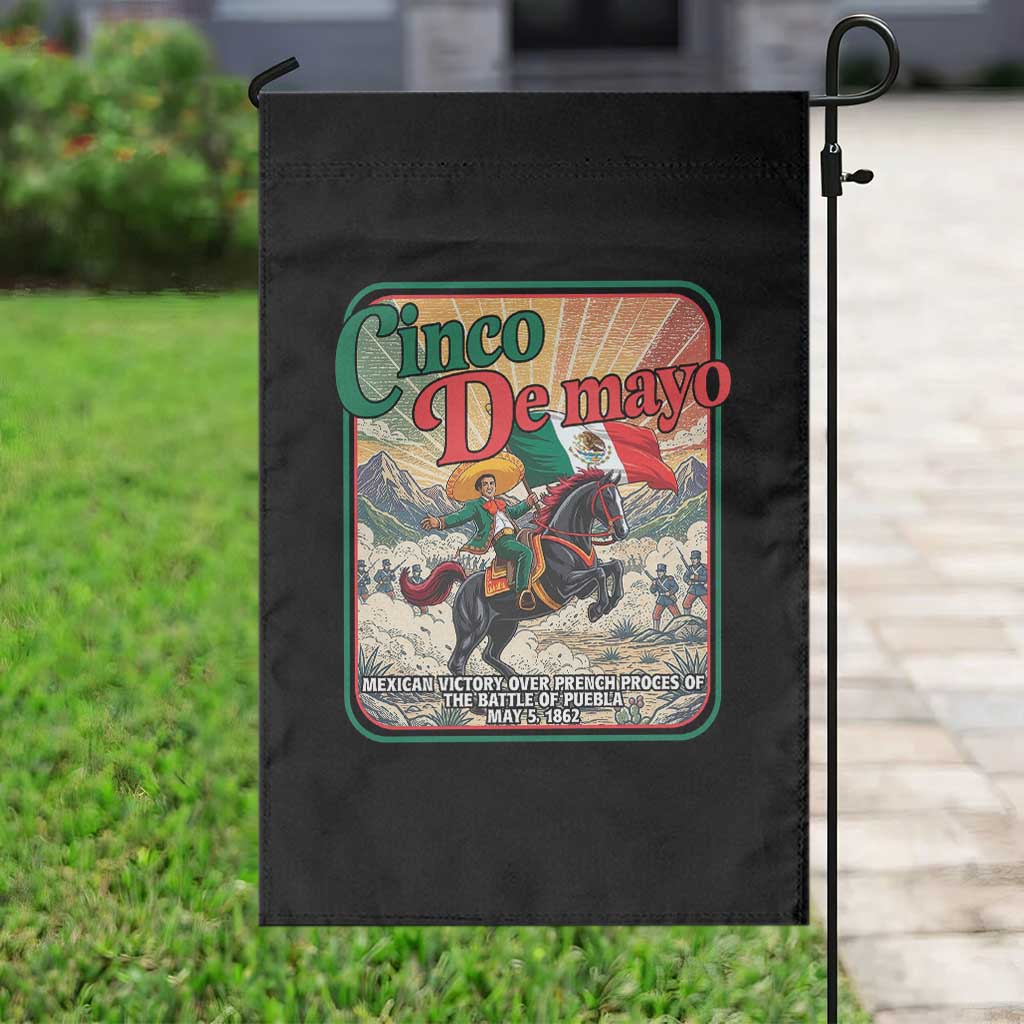 Cinco de Mayo Battle of Puebla Garden Flag Mexican Victory History 1862