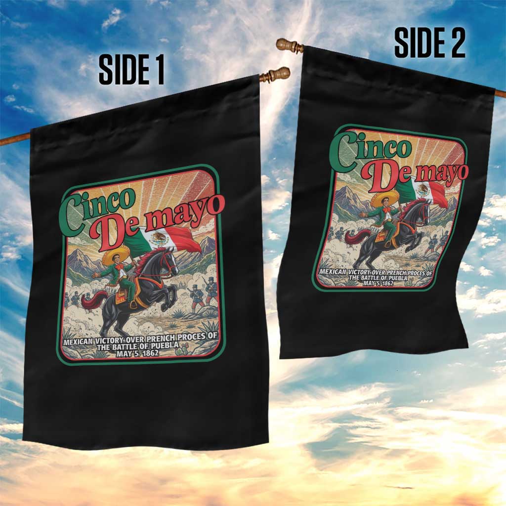 Cinco de Mayo Battle of Puebla Garden Flag Mexican Victory History 1862