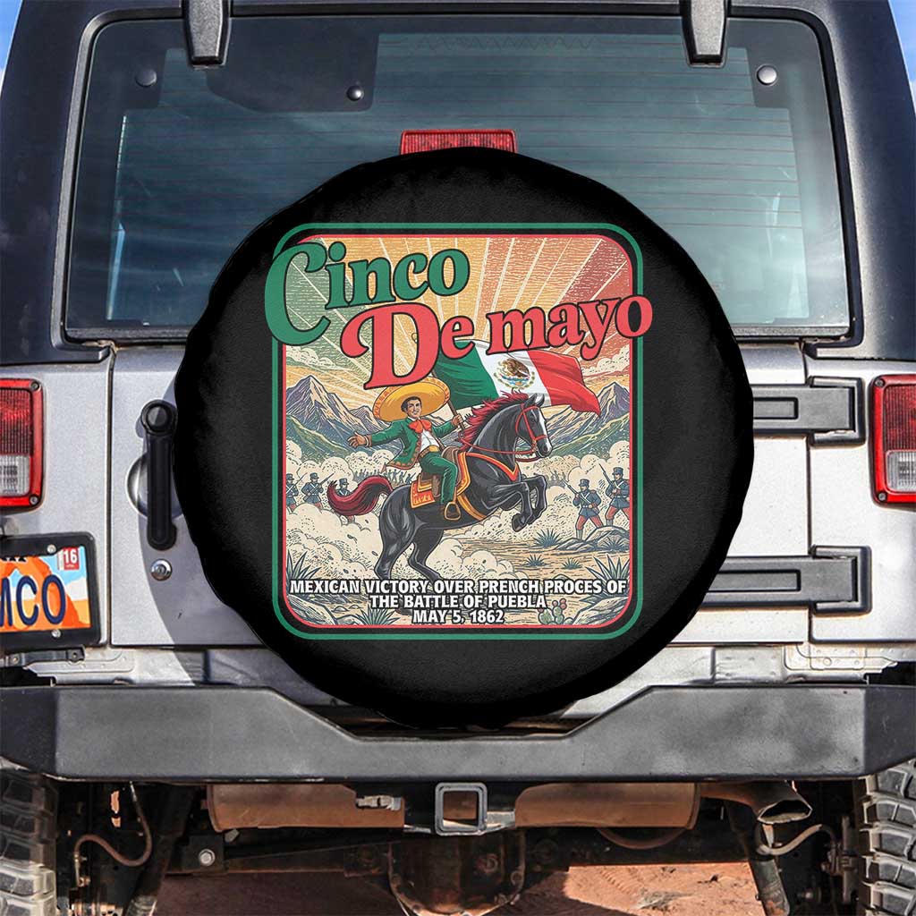 Cinco de Mayo Battle of Puebla Spare Tire Cover Mexican Victory History 1862