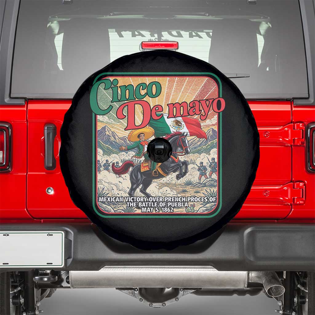 Cinco de Mayo Battle of Puebla Spare Tire Cover Mexican Victory History 1862