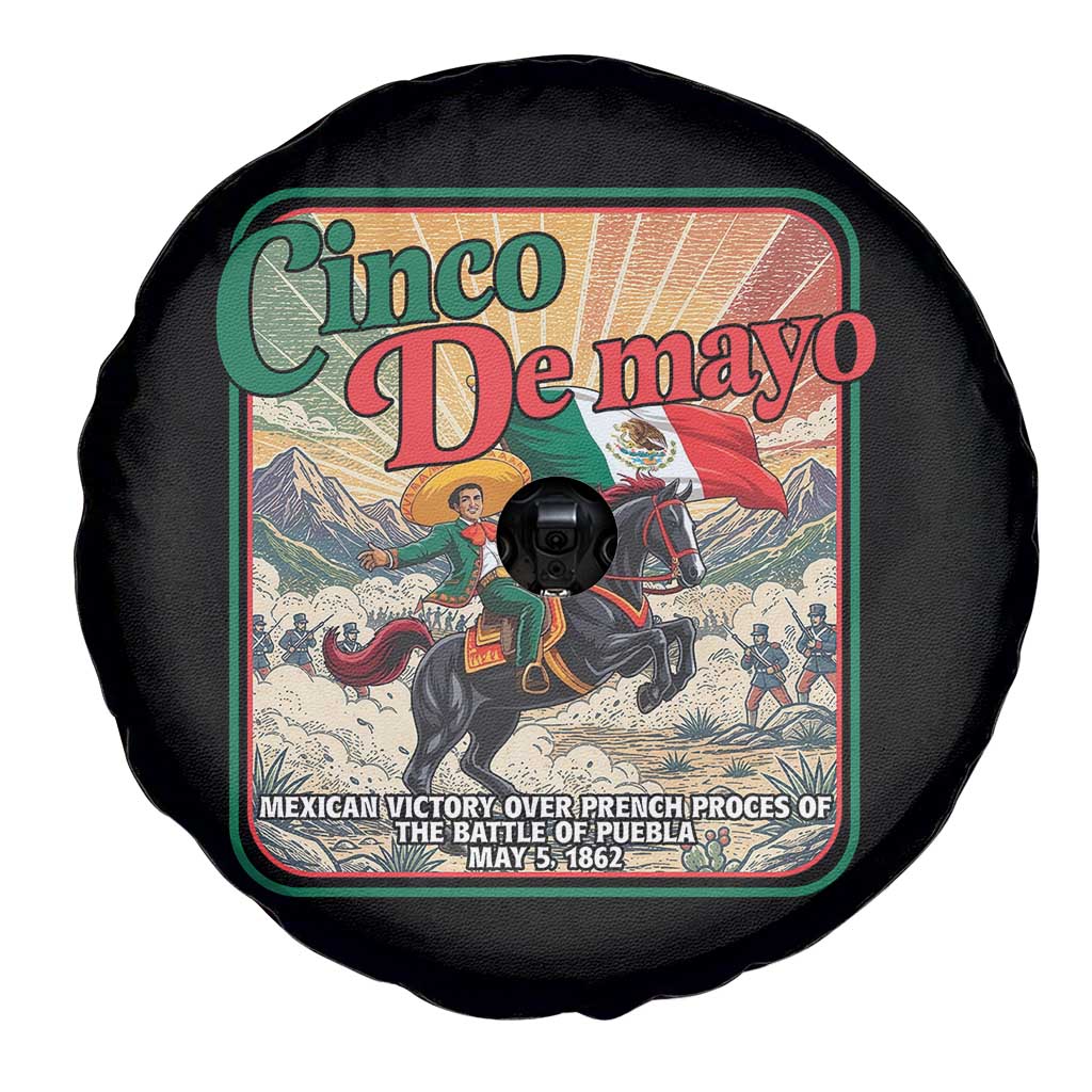 Cinco de Mayo Battle of Puebla Spare Tire Cover Mexican Victory History 1862