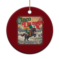 Cinco de Mayo Battle of Puebla Ceramic Ornament Mexican Victory History 1862