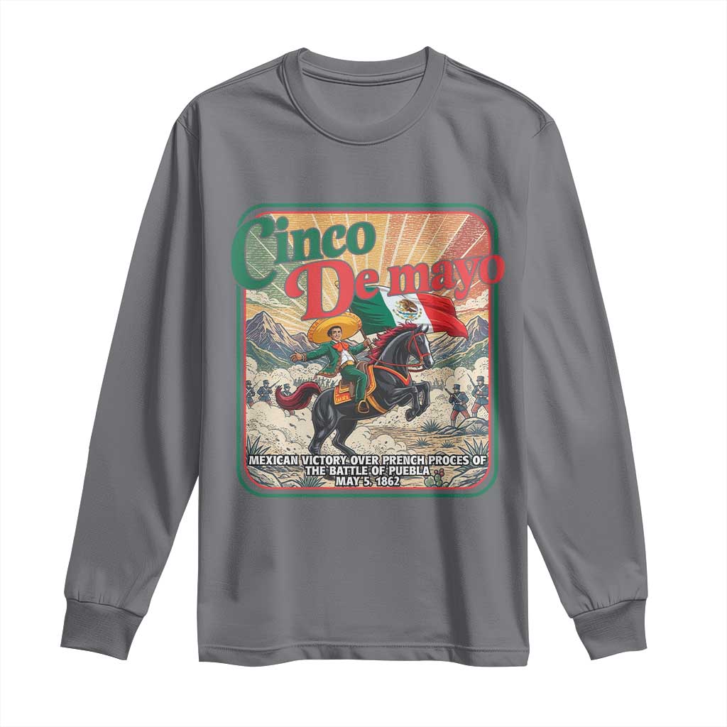Cinco de Mayo Battle of Puebla Long Sleeve Shirt Mexican Victory History 1862