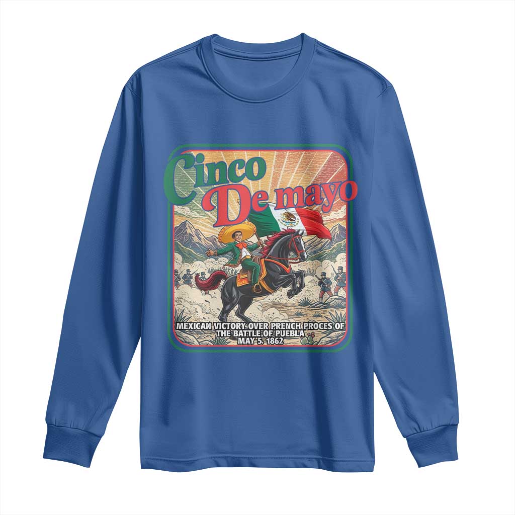 Cinco de Mayo Battle of Puebla Long Sleeve Shirt Mexican Victory History 1862