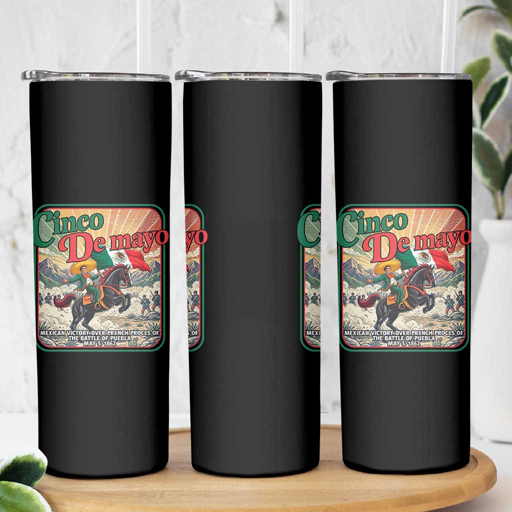 Cinco de Mayo Battle of Puebla Skinny Tumbler Mexican Victory History 1862