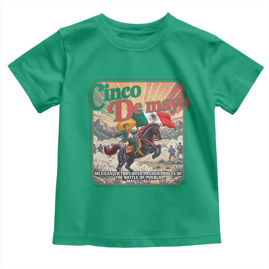 Cinco de Mayo Battle of Puebla Toddler T Shirt Mexican Victory History 1862