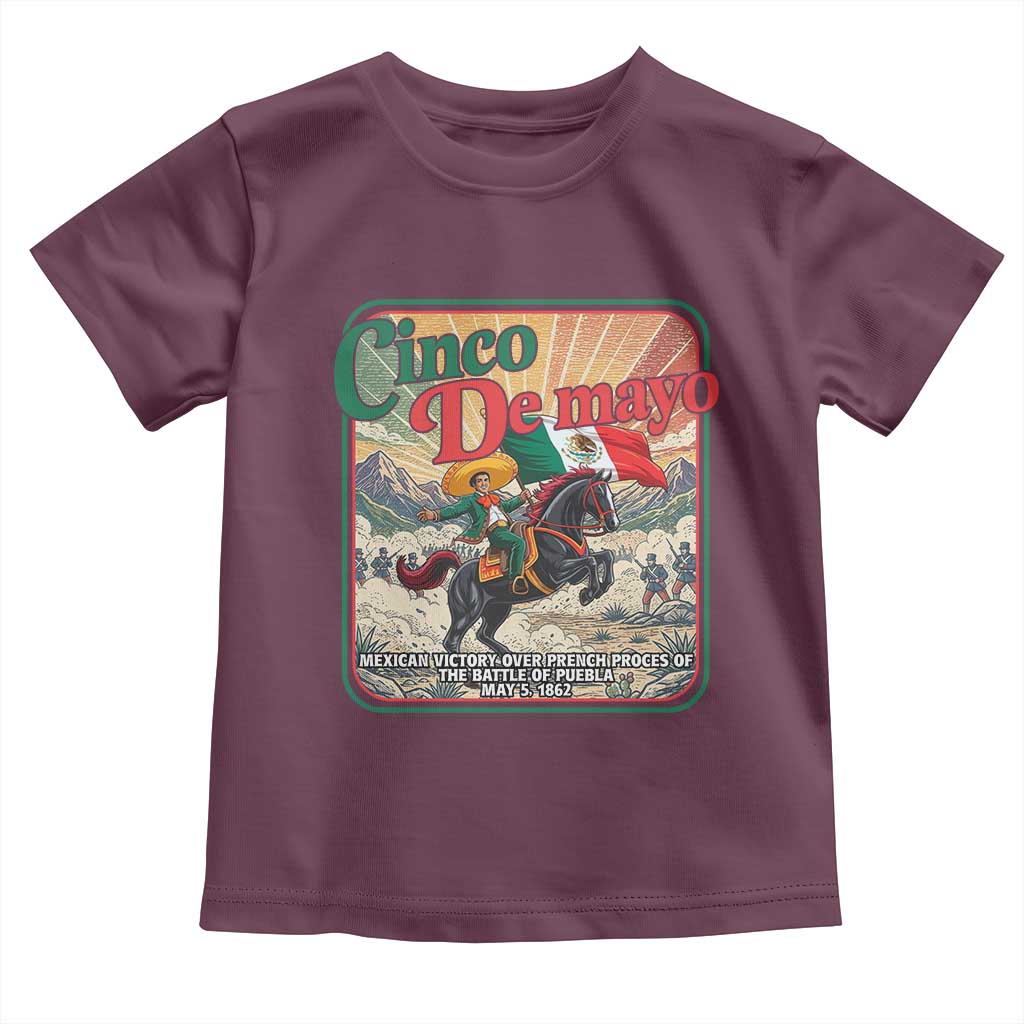 Cinco de Mayo Battle of Puebla Toddler T Shirt Mexican Victory History 1862