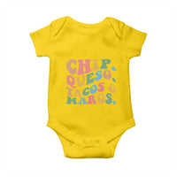 Chips Queso Tacos & Margs Baby Onesie Cinco De Mayo Mexican Food Margarita Lover