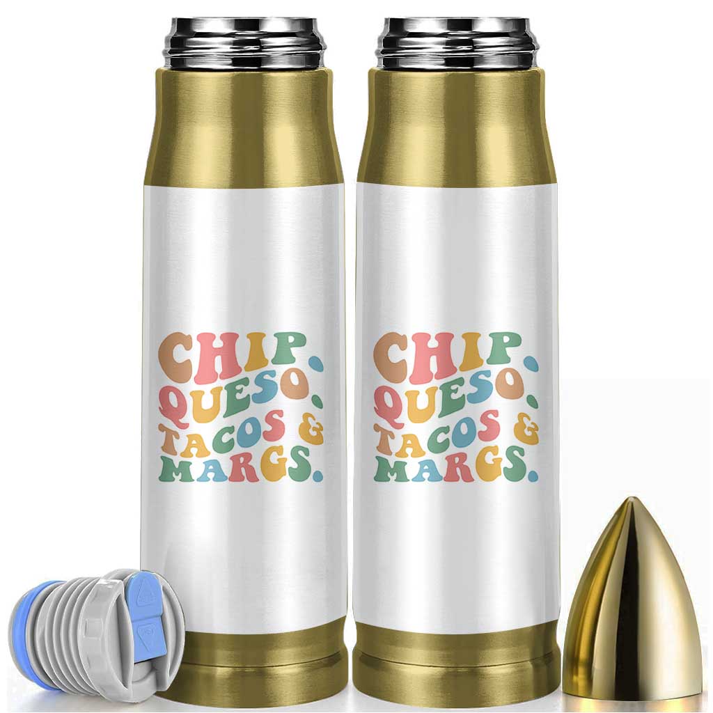 Chips Queso Tacos & Margs Bullet Tumbler Cinco De Mayo Mexican Food Margarita Lover