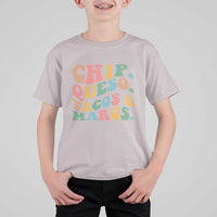 Chips Queso Tacos & Margs T Shirt For Kid Cinco De Mayo Mexican Food Margarita Lover