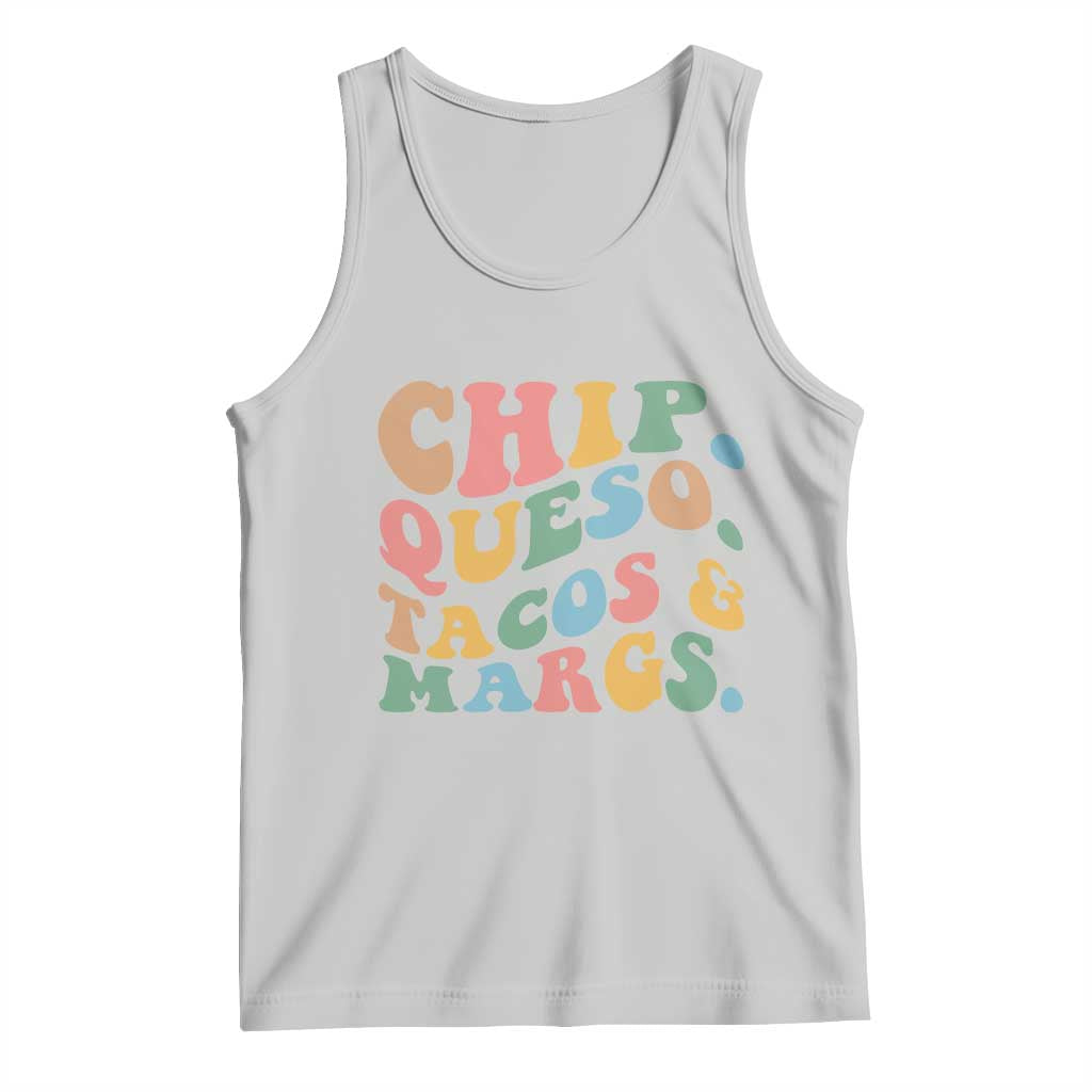 Chips Queso Tacos & Margs Tank Top Cinco De Mayo Mexican Food Margarita Lover
