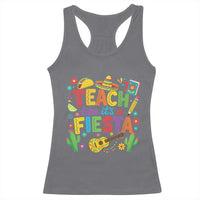 Cinco De Mayo Teacher Racerback Tank Top Teach Like Its A Fiesta