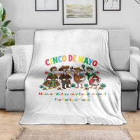 Cinco de Mayo Mexican Victory Throw Blanket Silly Goose Festive Heritage Puebla Battle 1862