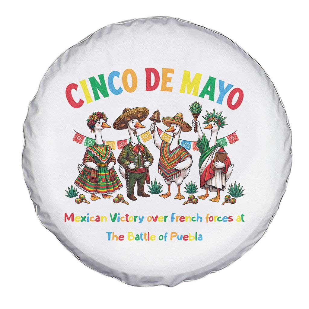 Cinco de Mayo Mexican Victory Spare Tire Cover Silly Goose Festive Heritage Puebla Battle 1862