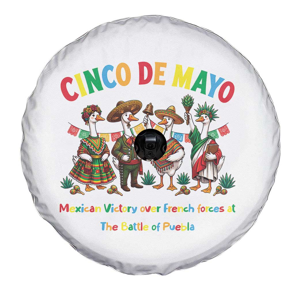 Cinco de Mayo Mexican Victory Spare Tire Cover Silly Goose Festive Heritage Puebla Battle 1862