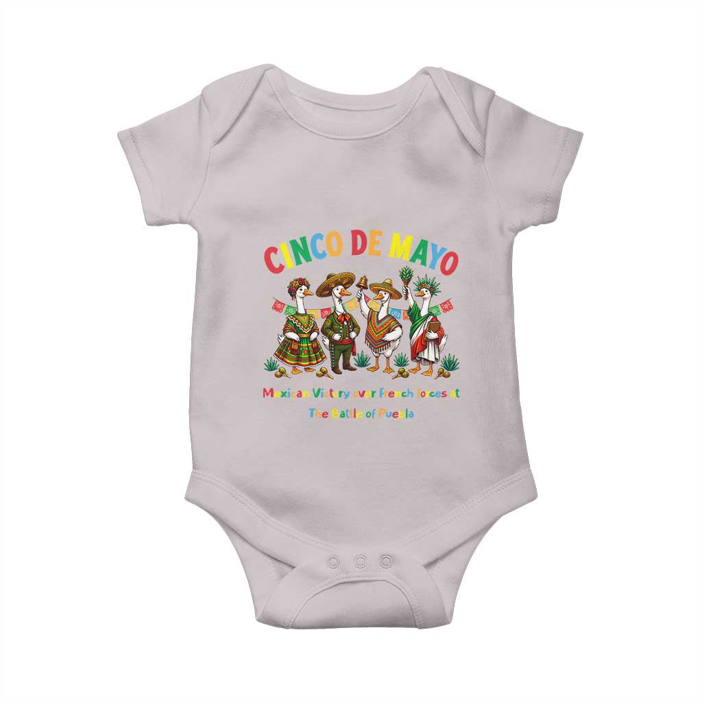 Cinco de Mayo Mexican Victory Baby Onesie Silly Goose Festive Heritage Puebla Battle 1862