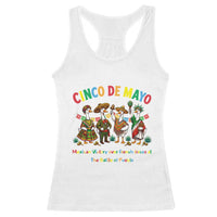 Cinco de Mayo Mexican Victory Racerback Tank Top Silly Goose Festive Heritage Puebla Battle 1862