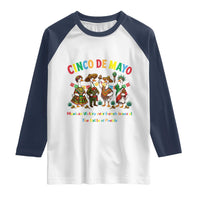 Cinco de Mayo Mexican Victory Raglan Shirt Silly Goose Festive Heritage Puebla Battle 1862
