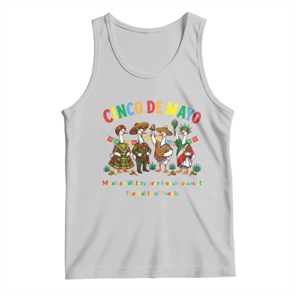 Cinco de Mayo Mexican Victory Tank Top Silly Goose Festive Heritage Puebla Battle 1862