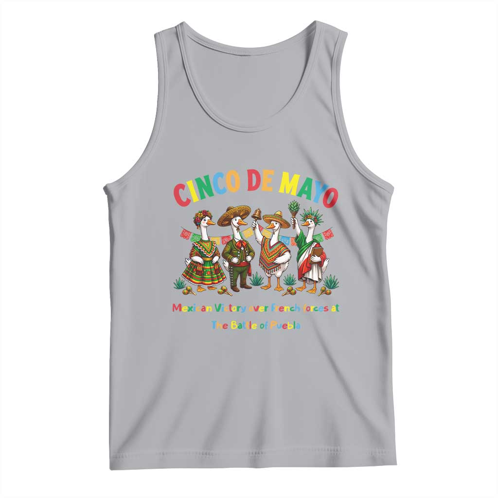 Cinco de Mayo Mexican Victory Tank Top Silly Goose Festive Heritage Puebla Battle 1862