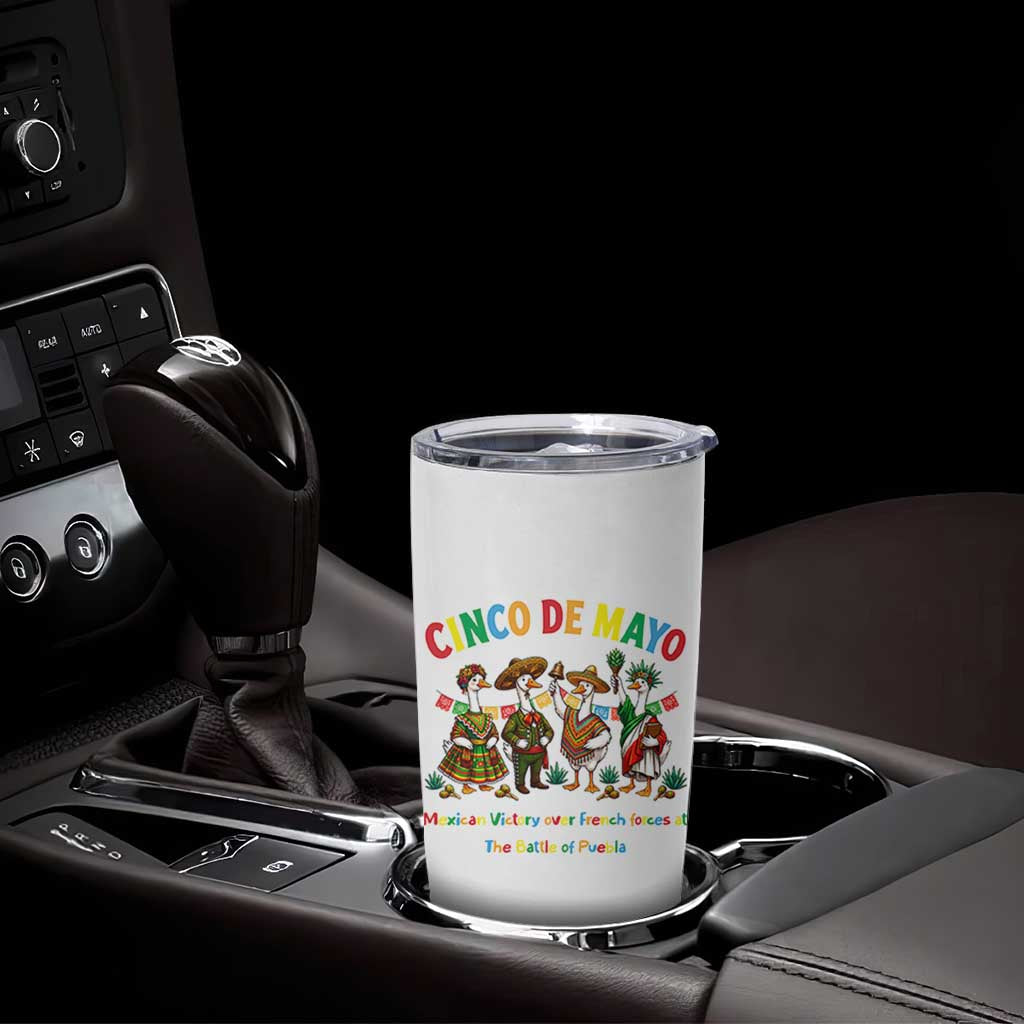 Cinco de Mayo Mexican Victory Tumbler Cup Silly Goose Festive Heritage Puebla Battle 1862