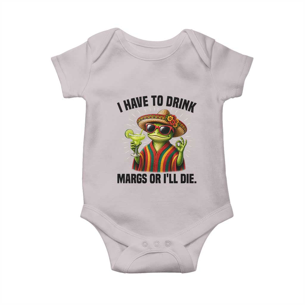 Cinco De Drinko Margarita Baby Onesie Funny Drinking Lizard Cinco De Mayo Fiesta
