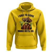 Cinco De Drinko Margarita Hoodie Funny Drinking Lizard Cinco De Mayo Fiesta
