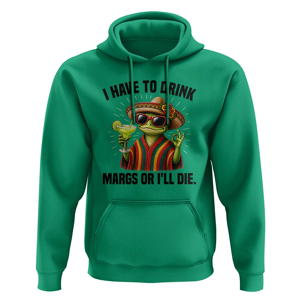 Cinco De Drinko Margarita Hoodie Funny Drinking Lizard Cinco De Mayo Fiesta
