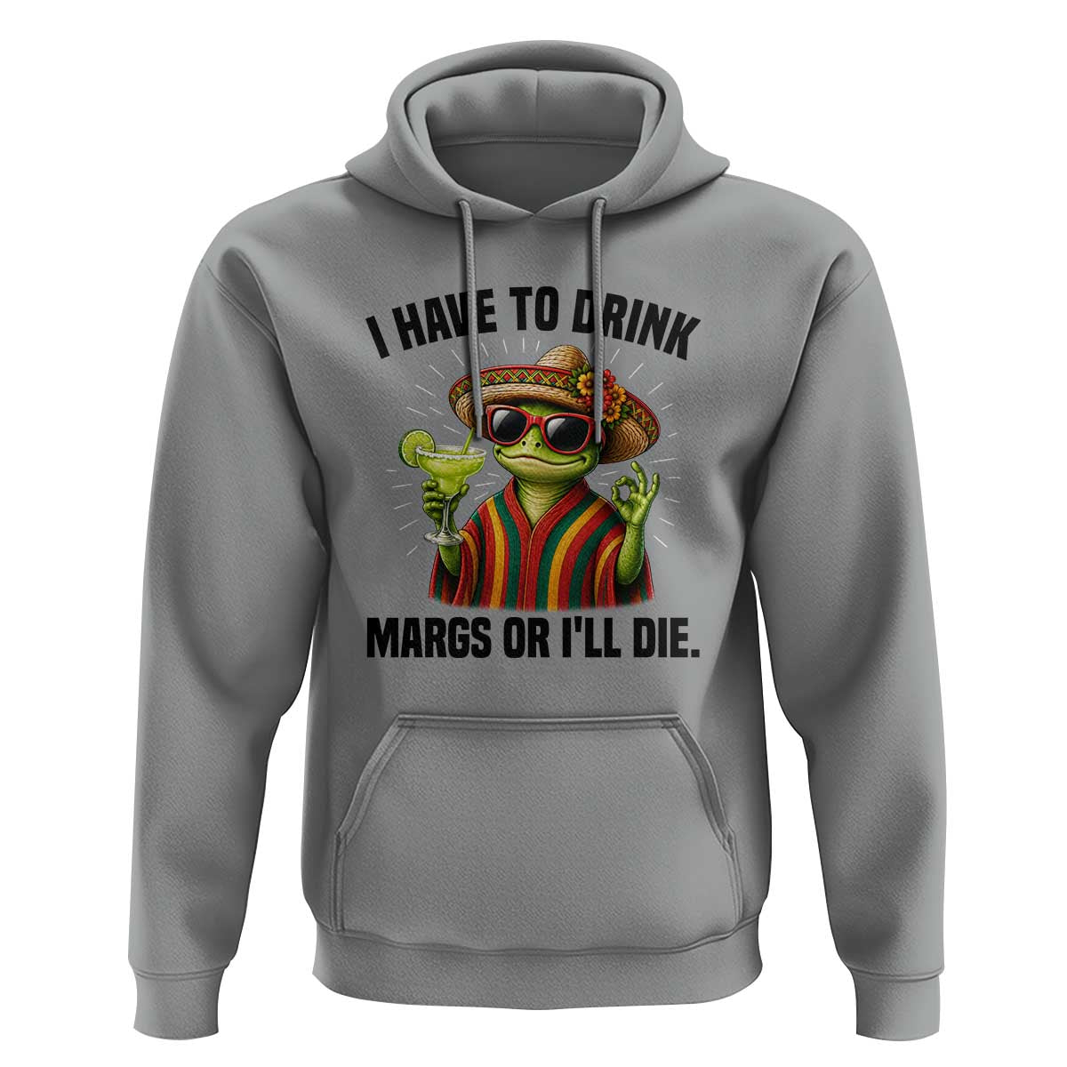 Cinco De Drinko Margarita Hoodie Funny Drinking Lizard Cinco De Mayo Fiesta