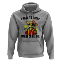 Cinco De Drinko Margarita Hoodie Funny Drinking Lizard Cinco De Mayo Fiesta