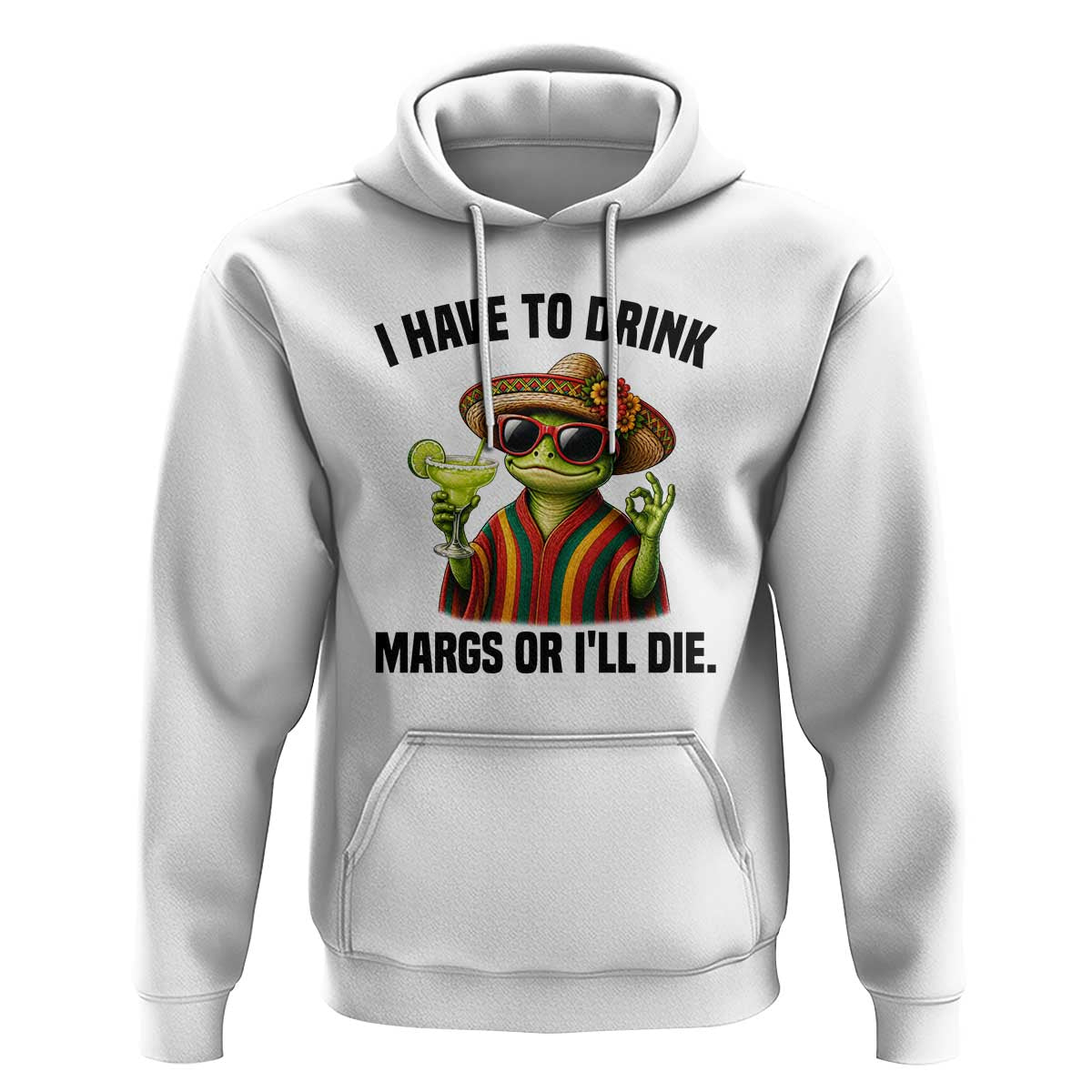Cinco De Drinko Margarita Hoodie Funny Drinking Lizard Cinco De Mayo Fiesta