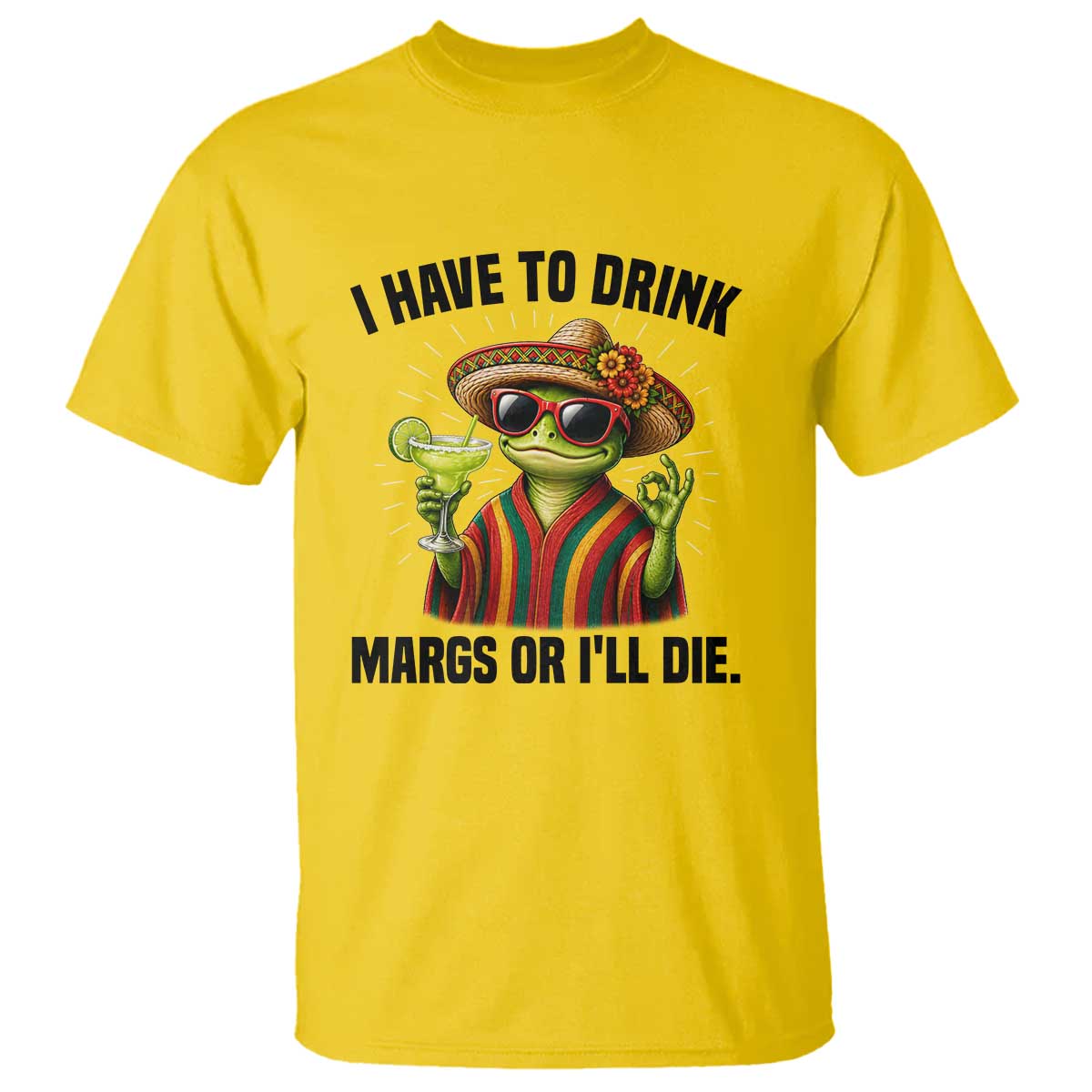 Cinco De Drinko Margarita T Shirt Funny Drinking Lizard Cinco De Mayo Fiesta