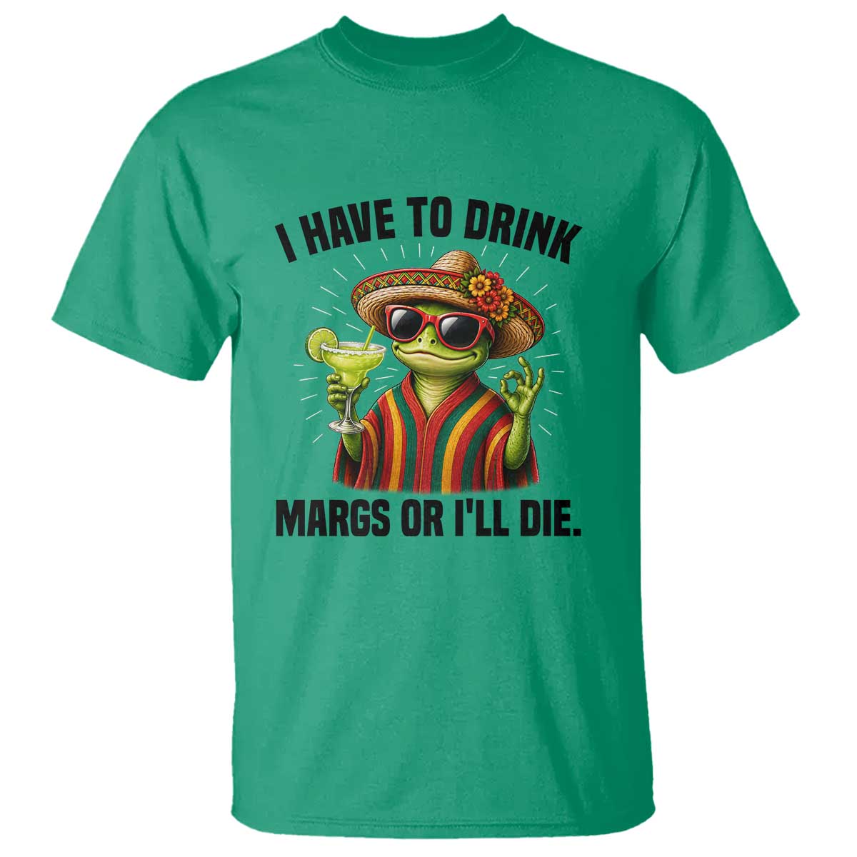Cinco De Drinko Margarita T Shirt Funny Drinking Lizard Cinco De Mayo Fiesta