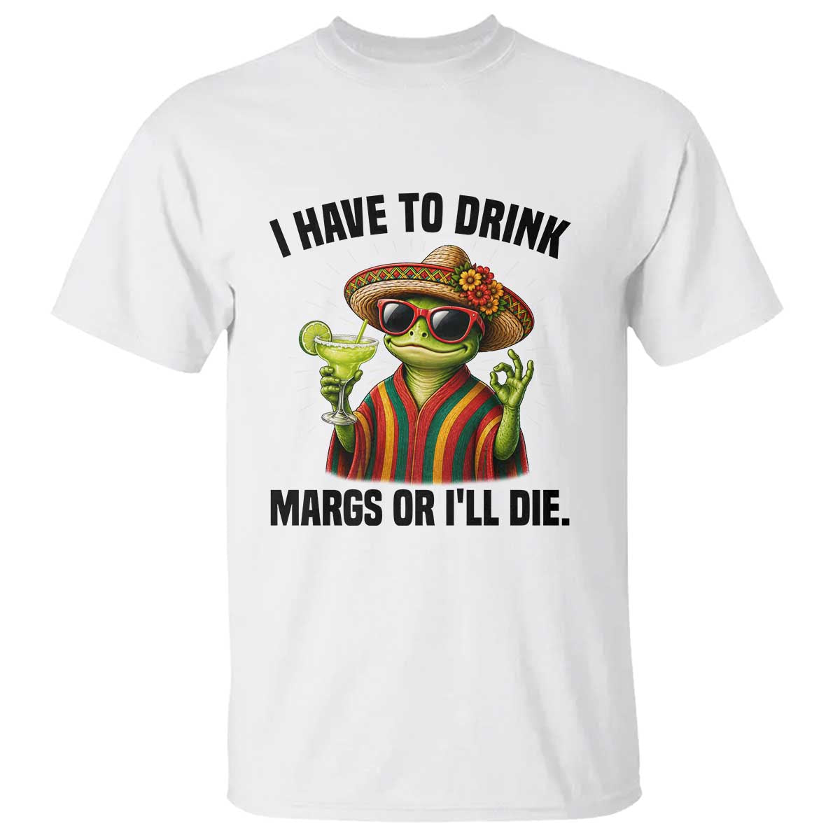 Cinco De Drinko Margarita T Shirt Funny Drinking Lizard Cinco De Mayo Fiesta