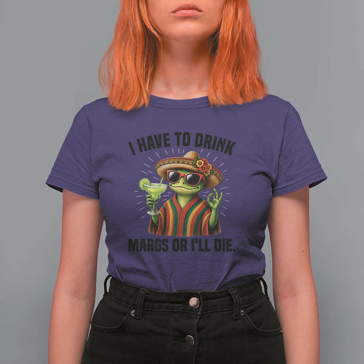 Cinco De Drinko Margarita T Shirt For Women Funny Drinking Lizard Cinco De Mayo Fiesta