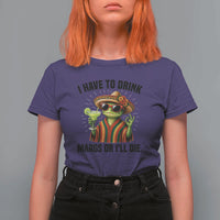 Cinco De Drinko Margarita T Shirt For Women Funny Drinking Lizard Cinco De Mayo Fiesta