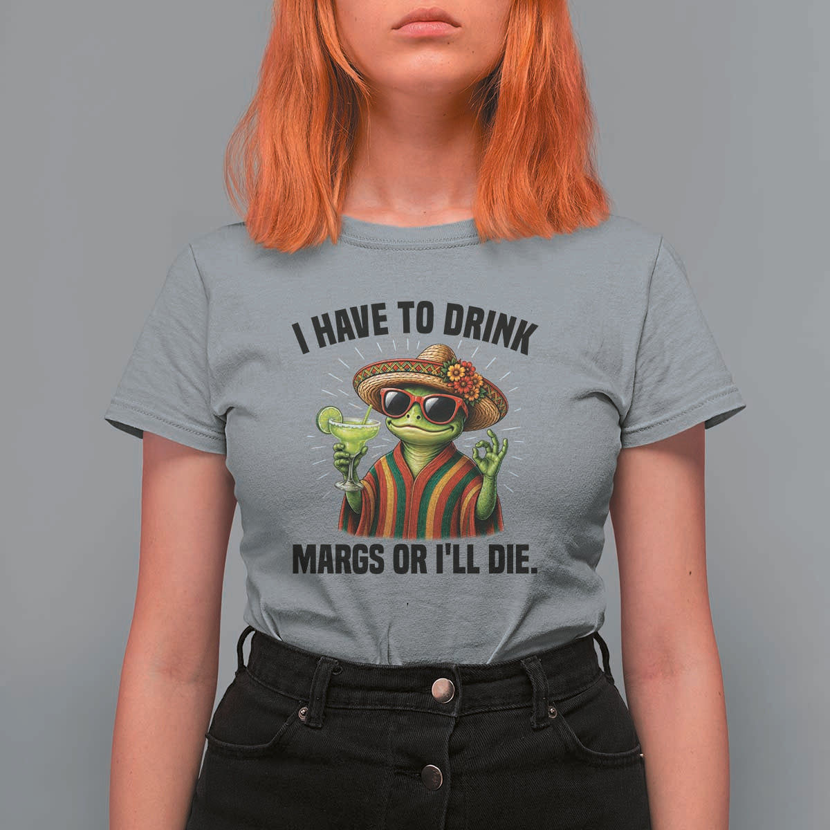 Cinco De Drinko Margarita T Shirt For Women Funny Drinking Lizard Cinco De Mayo Fiesta