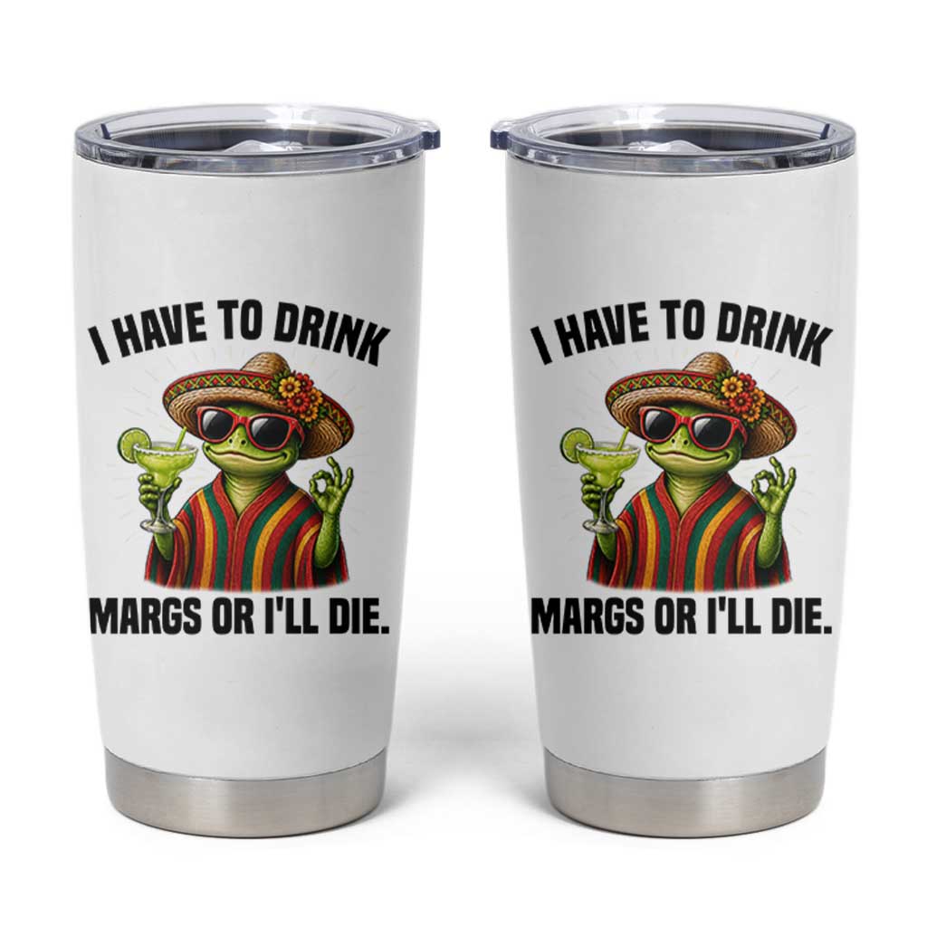 Cinco De Drinko Margarita Tumbler Cup Funny Drinking Lizard Cinco De Mayo Fiesta