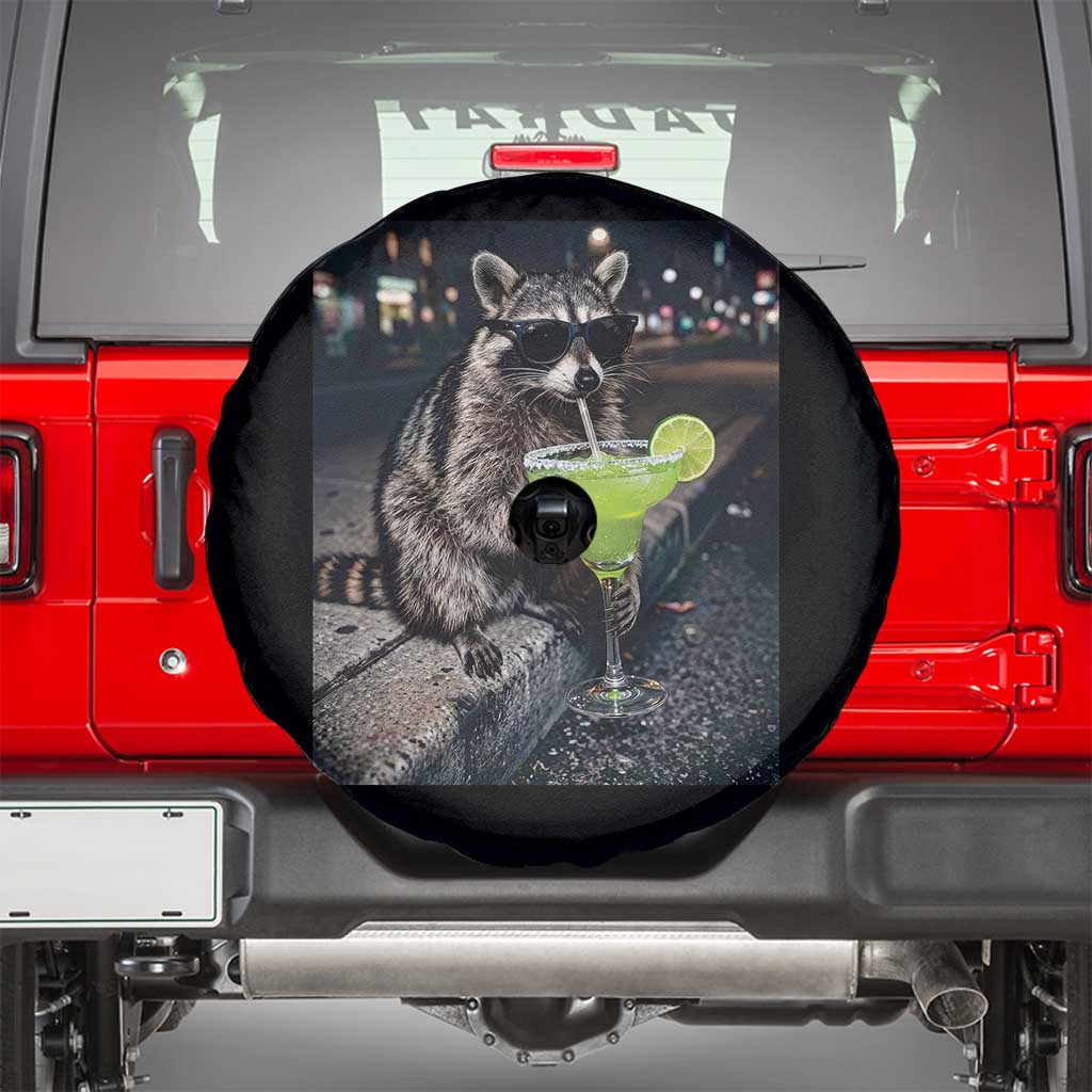 Margarita Cocktail Spare Tire Cover Funny Raccoon Mexican Food Meme