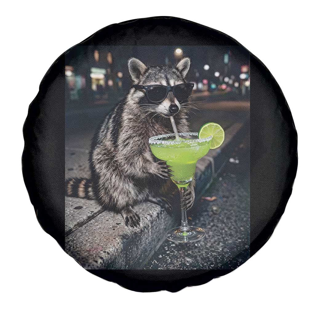 Margarita Cocktail Spare Tire Cover Funny Raccoon Mexican Food Meme