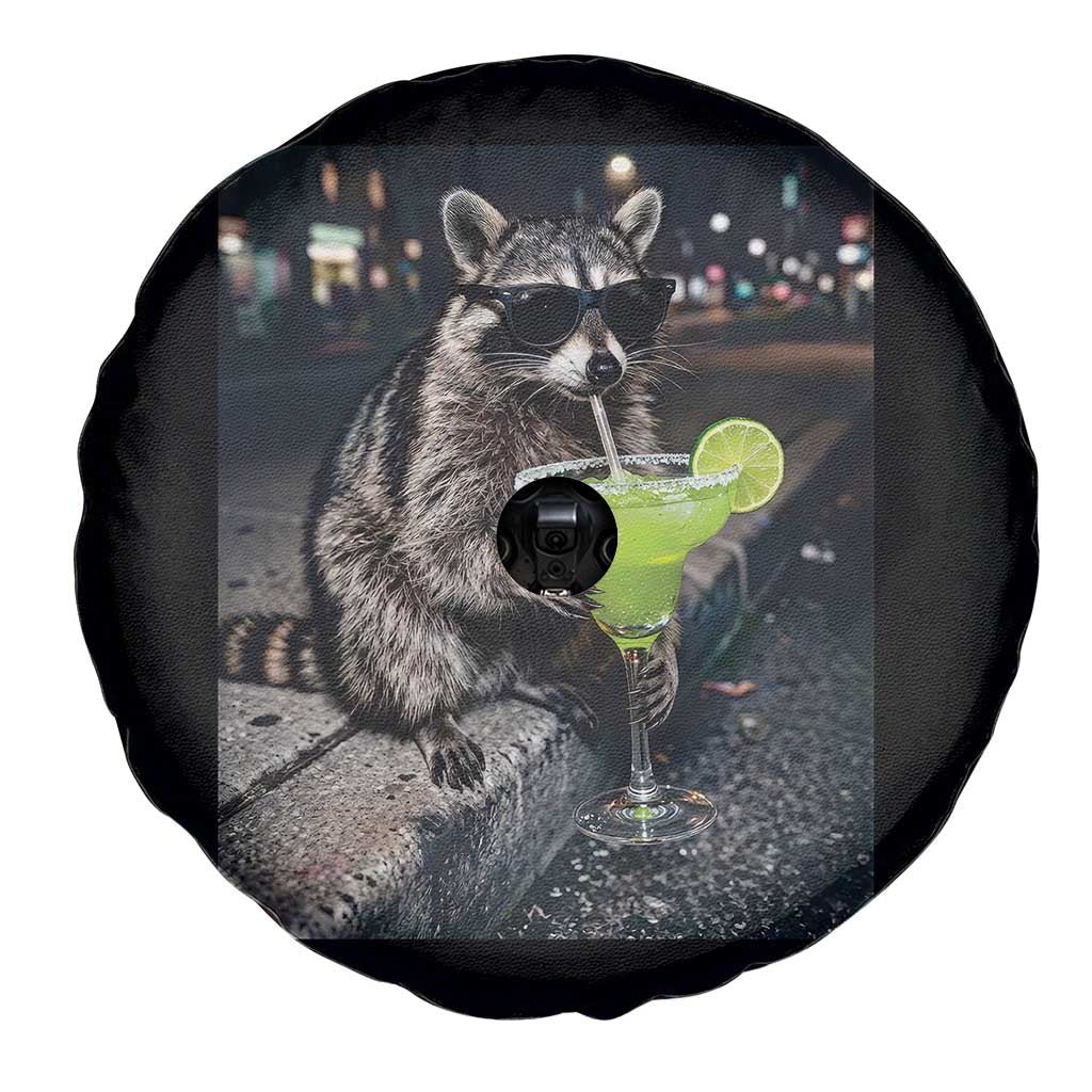 Margarita Cocktail Spare Tire Cover Funny Raccoon Mexican Food Meme