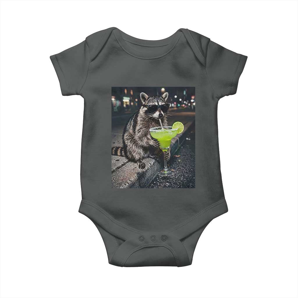 Margarita Cocktail Baby Onesie Funny Raccoon Mexican Food Meme
