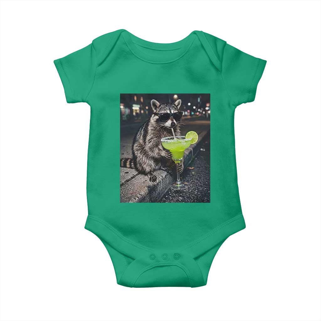 Margarita Cocktail Baby Onesie Funny Raccoon Mexican Food Meme