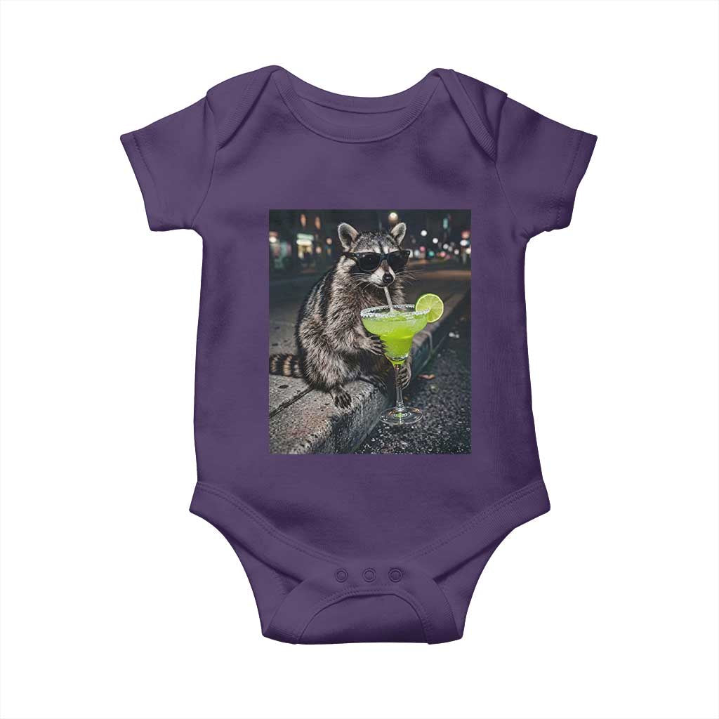 Margarita Cocktail Baby Onesie Funny Raccoon Mexican Food Meme