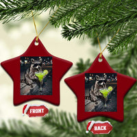 Margarita Cocktail Ceramic Ornament Funny Raccoon Mexican Food Meme