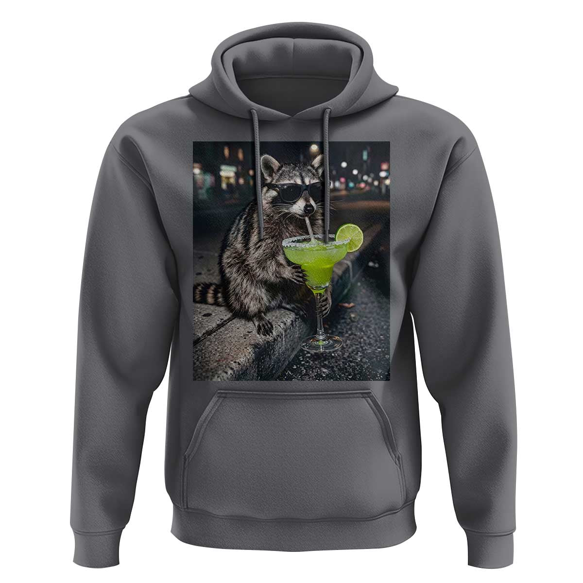 Margarita Cocktail Hoodie Funny Raccoon Mexican Food Meme