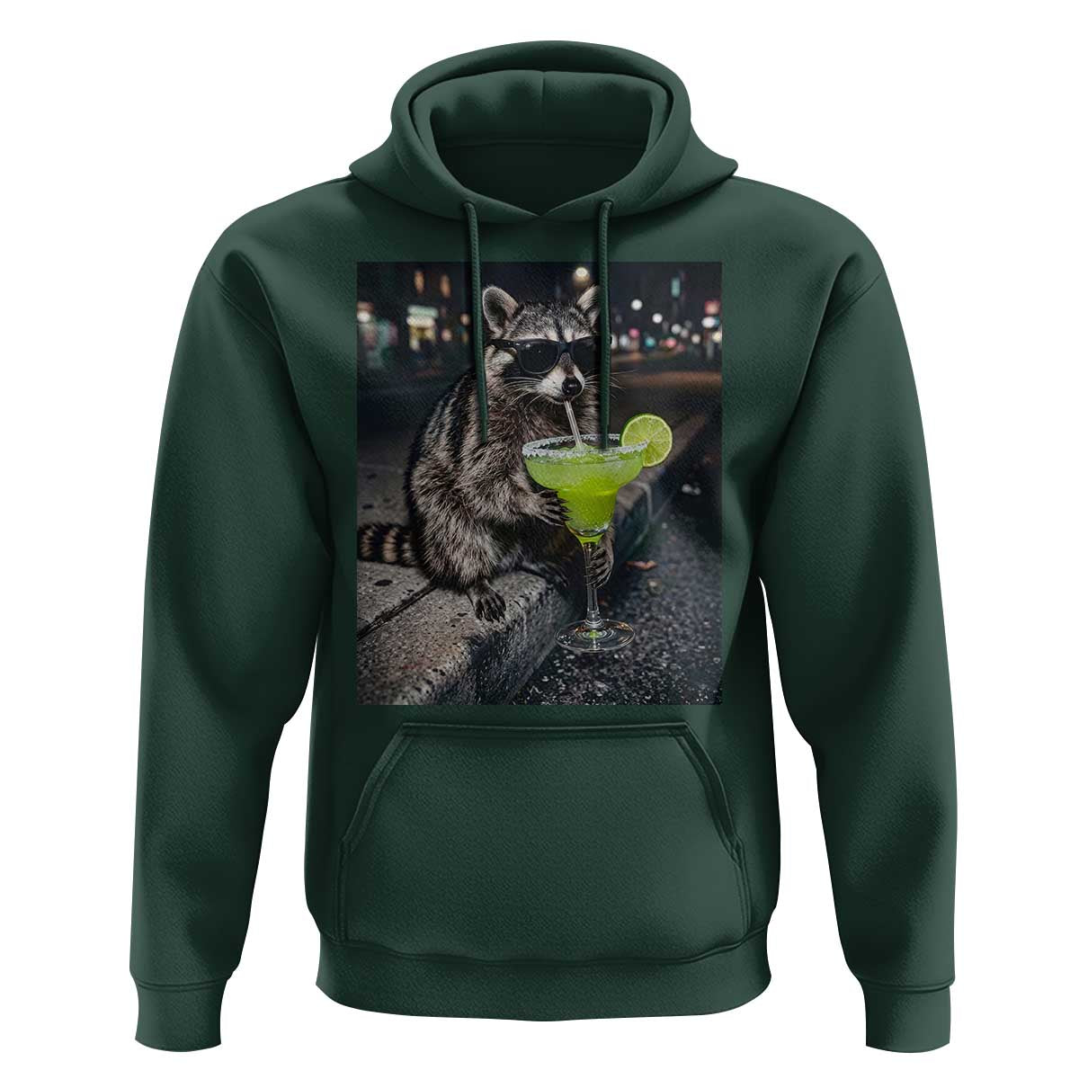 Margarita Cocktail Hoodie Funny Raccoon Mexican Food Meme