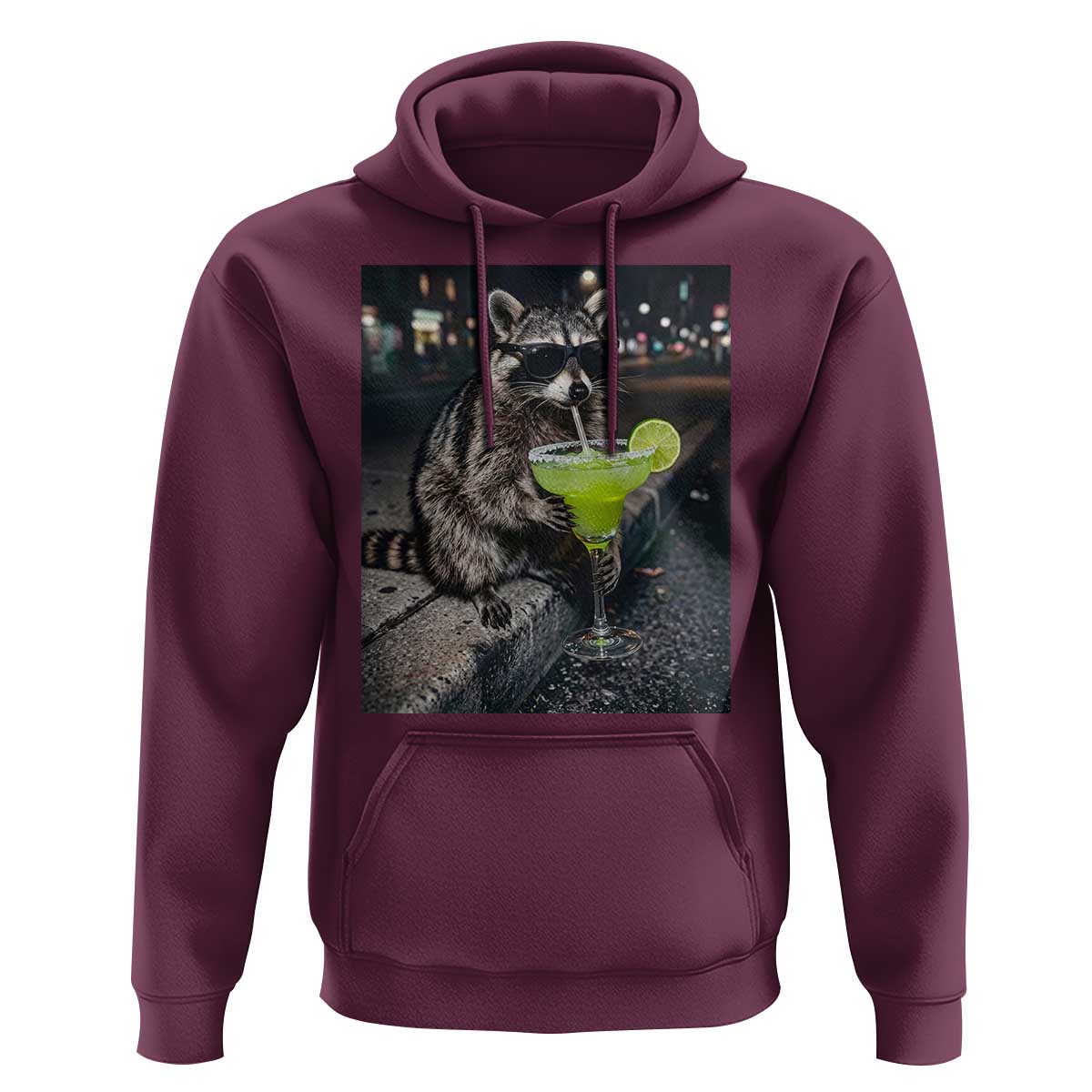 Margarita Cocktail Hoodie Funny Raccoon Mexican Food Meme